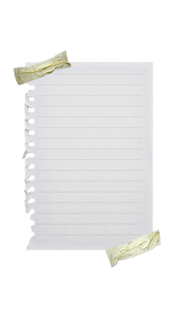 striped notebook paper on transparent background png flle