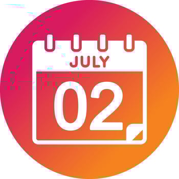 2 July Vector Icon