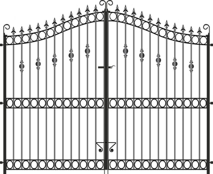 Manchester Metal Sliding Gate vector
