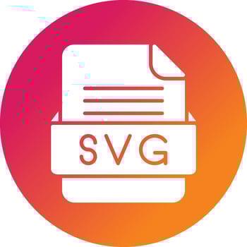 SVG File Format Vector Icon