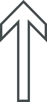 Growth business icon symbol vector image. Illustration of the progress outline infographic strategy  development design image