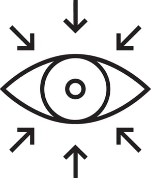 Growth business icon symbol vector image. Illustration of the progress outline infographic strategy  development design image
