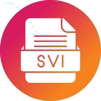SVI File Format Vector Icon