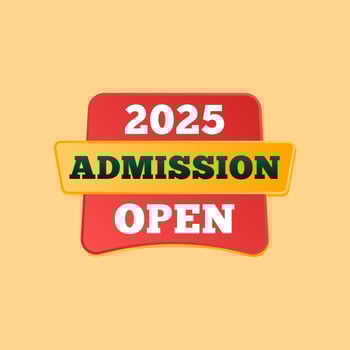 2025 admission open school education banner social media post template vector