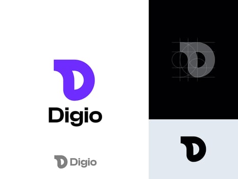 Logo set modern and creative branding idea collection for business company. simple logos, minimalist, abstract vector design, icon and favicon for brand identity