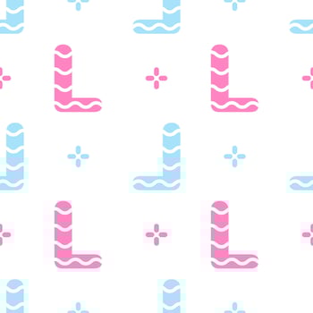 Abstract modern shapes seamless pattern background. vector