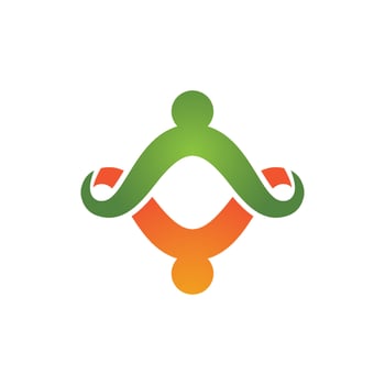 Community, network and social icon vector