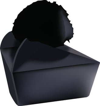 black biretta headdress ecclesiastical Christianity vector