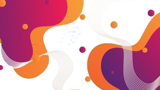 Abstract colorful geometric background. Liquid color background design vector