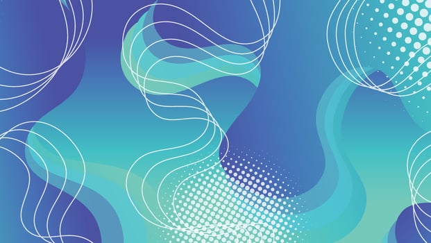Abstract liquid wave background with blue color background vector