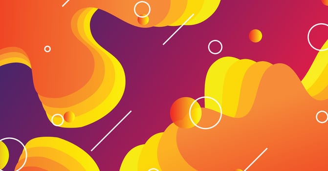 Abstract liquid wave background with colorful background vector