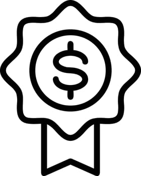 Price tag icon symbol vector image. Illustration of the coupon product pricing sale image design