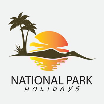 My Real Holiday logo vector design