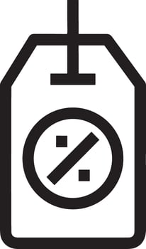 Price tag icon symbol vector image. Illustration of the coupon product pricing sale image design