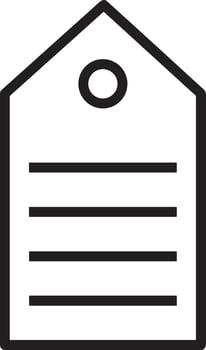 Price tag icon symbol vector image. Illustration of the coupon product pricing sale image design