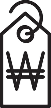 Price tag icon symbol vector image. Illustration of the coupon product pricing sale image design