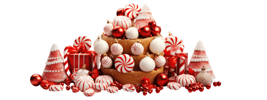 christmas symbols . AI Generated png