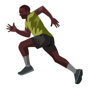 run athlete sport jogging png