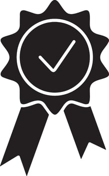 Winner success icon symbol image vector. Illustration of reward champion win championship bedge image design vector