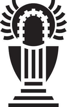 Winner success icon symbol image vector. Illustration of reward champion win championship bedge image design vector
