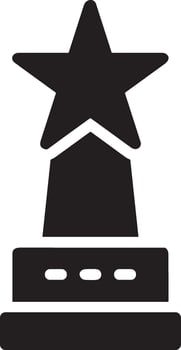 Winner success icon symbol image vector. Illustration of reward champion win championship bedge image design vector