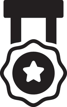 Winner success icon symbol image vector. Illustration of reward champion win championship bedge image design vector