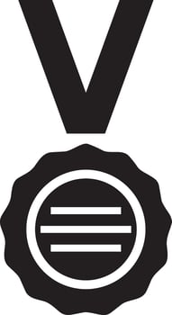 Winner success icon symbol image vector. Illustration of reward champion win championship bedge image design vector