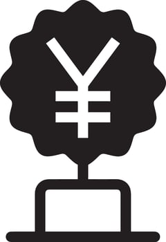Winner success icon symbol image vector. Illustration of reward champion win championship bedge image design vector