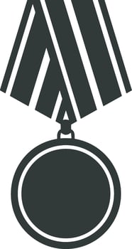 Winner success icon symbol image vector. Illustration of reward champion win championship bedge image design vector