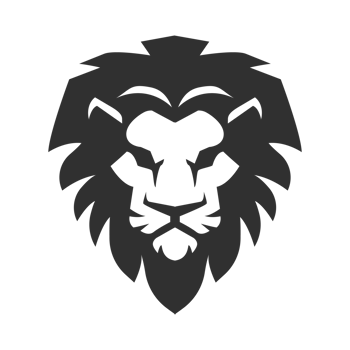 lion head simple png