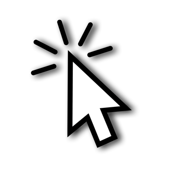 finger hand cursor icon ,click symbol cursor png