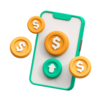 Money Profit 3d icon png