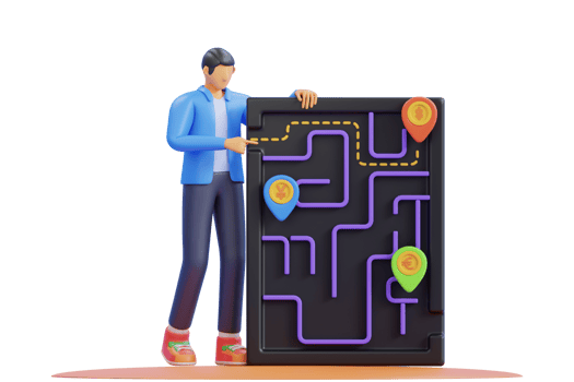 Financial Strategy 3d icon png