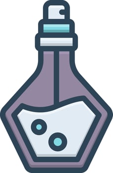color icon for essence vector