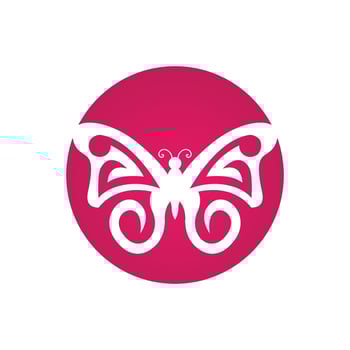 Beauty Butterfly icon design vector