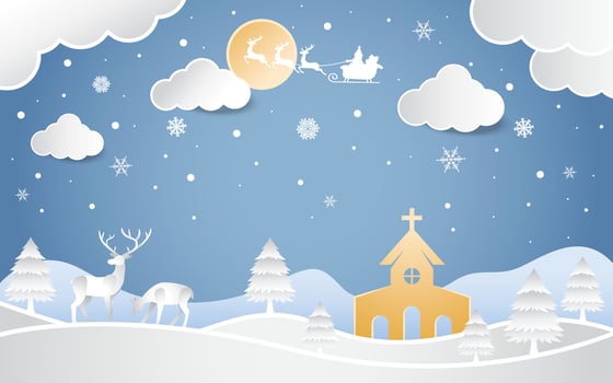 Winter Christmas Background vector