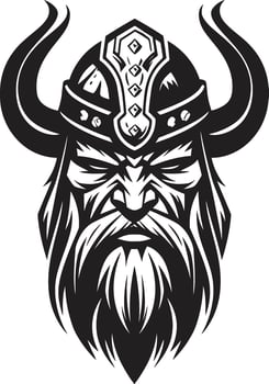 Frosty Marauder A Viking Icon of Ice Nordic Navigator A Seafaring Viking Symbol vector