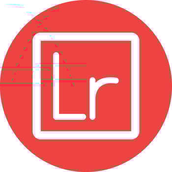Lightroom Vector Icon Design Illustration