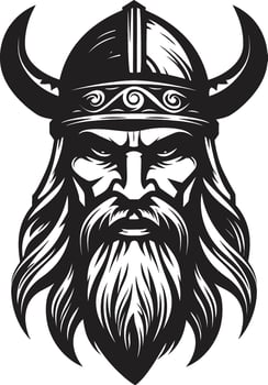 Norse Navigator A Seafaring Viking Leader in Vector Thors Triumph A Viking Symbol of Thunder