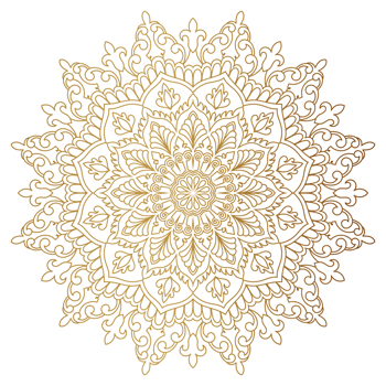 golden mandala gradient luxury mandala Decorate wedding cards png