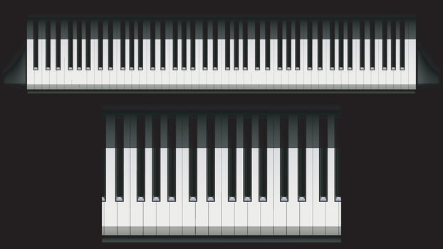 picture of piano 01 vector
