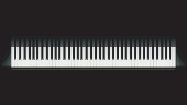 picture of piano 01 vector
