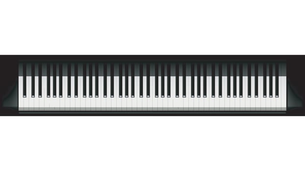 picture of piano 01 vector