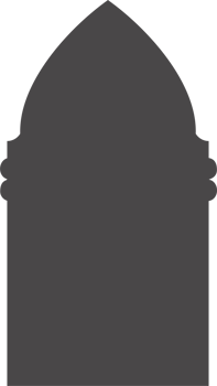 Ramadan frame shape. Door and window arch with Islamic design. Muslin oriental gate. Indian vintage arc with traditional ornament. Architecture element and sticker png