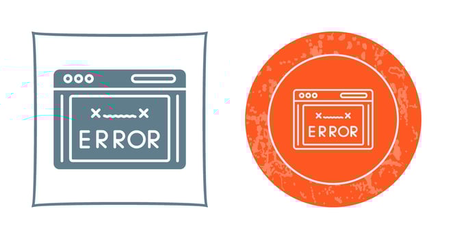 Error Code Vector Icon