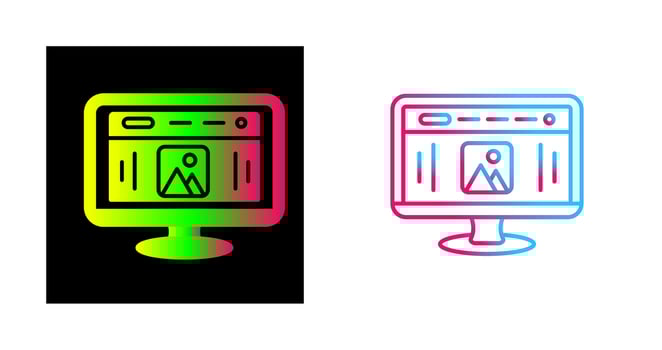 Web Design Vector Icon
