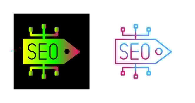 SEO Tag Vector Icon