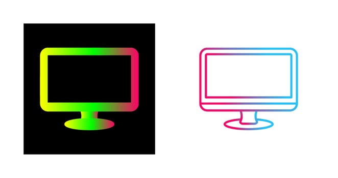 Monitor Vector Icon