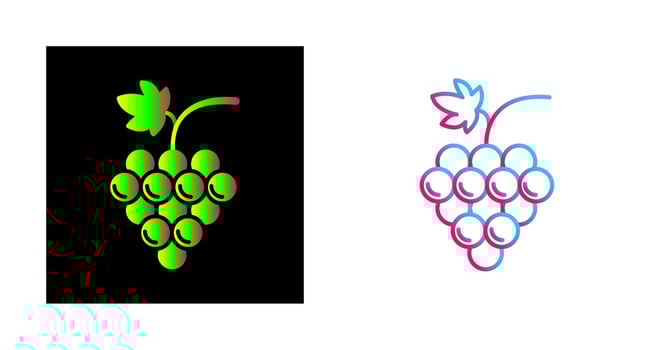 Grapes Vector Icon