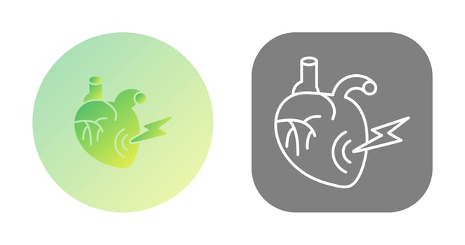 Heart Attack Vector Icon